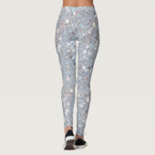 Witte Glitterfeest Leggings (Achterkant)