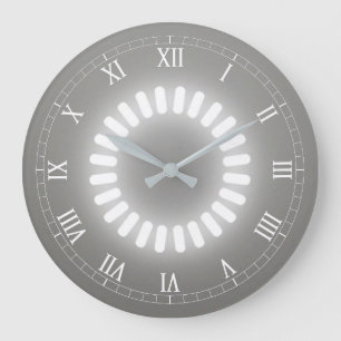 Witte gloed grote klok