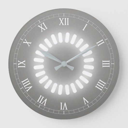 Witte gloed grote klok (Voorkant)