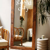 Witte Goede Dag Spiegel & Window Decal Decor