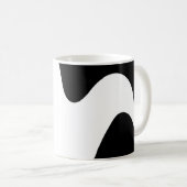 witte golf koffiemok (Voorkant rechts)