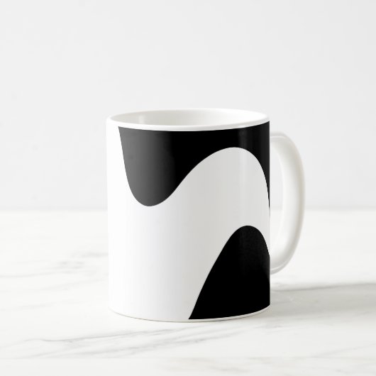 witte golf koffiemok (Voorkant rechts)