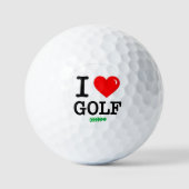 witte golfbal golfballen (Voorkant)