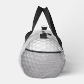 Witte Golfbal met Putjes Textuur Aangepaste Naam N Plunjezak (Rechts)