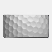 Witte Golfbal met Putjes Textuur Bureaumat (Voorkant)