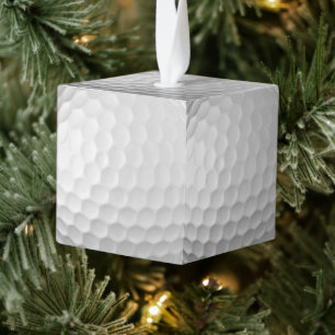 Witte Golfbal met Putjes Textuur Decoratie