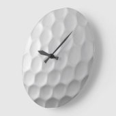Witte Golfbal met Putjes Textuur Grote Klok (Hoek)