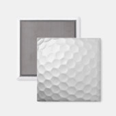 Witte Golfbal met Putjes Textuur Magneet (Voorkant / Achterkant)