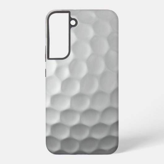Witte Golfbal met Putjes Textuur Samsung Galaxy Hoesje (Achterkant)
