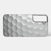 Witte Golfbal met Putjes Textuur Samsung Galaxy Hoesje (Achterkant horizontaal)