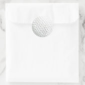 Witte golfbal voor golfer - handicap of niet! ronde sticker (Tas)