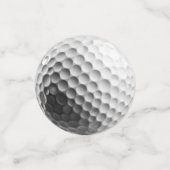 Witte golfballen confetti (Kleine voorkant)
