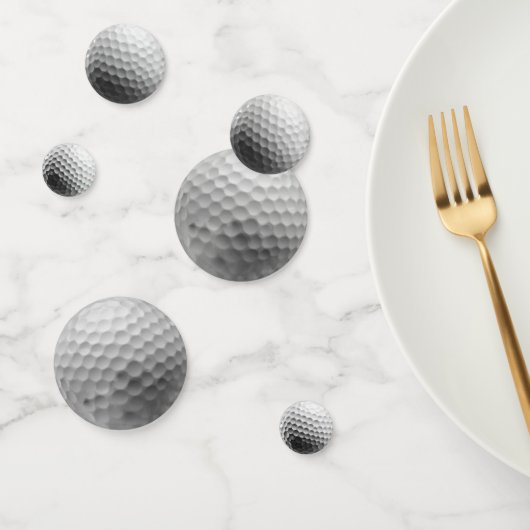 Witte golfballen confetti (Groep)