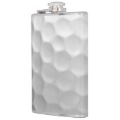 Witte Golfbaltextuur met Putjes Heupfles (Links)