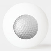 Witte Golfbaltextuur met Putjes Pingpongbal (Voorkant)