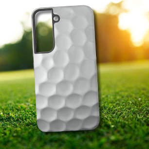 Witte Golfbaltextuur met Putjes Samsung Galaxy Hoesje