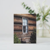 Witte gordijnen briefkaart (Staand voorkant)