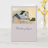 Witte gordijnen in het venster Denken aan uw Kaart (Gele Bloem)