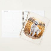 Witte Goud Retriever Hond Planner (Display)