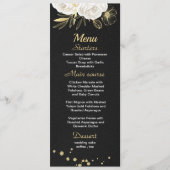 witte goudbruin menu (Voorkant)