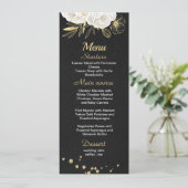 witte goudbruin menu (Staand voorkant)