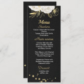 witte goudbruin menu (Voorkant / Achterkant)