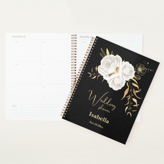 witte goudbruin planner (Display)