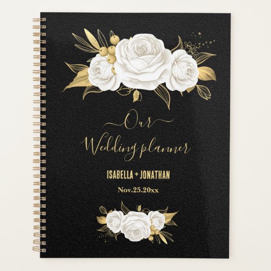 witte goudbruin planner (Voorkant)