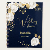 witte goudbruine marinebruinbruin planner (Voorkant)