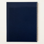 witte goudbruine marinebruinbruin planner (Achterkant)