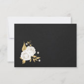 witte gouden bloem zwart bedankt (Achterkant)