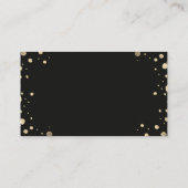 Witte Gouden Bloemenkrans Trouw Bruidsdouche Informatiekaartje (Achterkant)