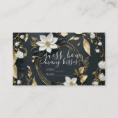 Witte Gouden Bloemenkrans Trouw Bruidsdouche Informatiekaartje (Voorkant)