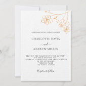 Witte gouden zilverkleurige bruinachtige luxueuze kaart (Voorkant)