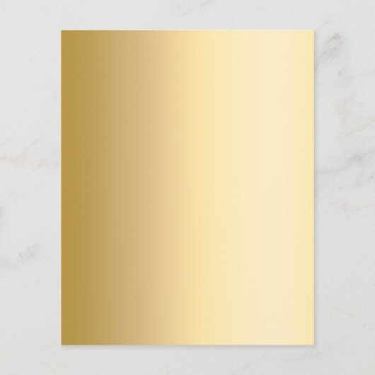 Witte goudfloronbruidebruidebruin flyer (Achterkant)