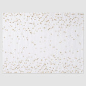 Witte goudglitter confetti spargel     tissuepapier (Voorkant)