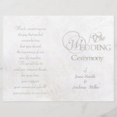 Witte  goudtrouwprogramma's (Voorkant)