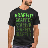 Witte Gradiënt Graffiti T-shirt (Voorkant)