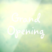 Witte Grand Opening winkelraam voor zakelijke wind Raamsticker (Vel 3)