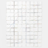 Witte Grenzen 108 Foto's Kunst citeert om het even Fleece Deken (Voorkant)