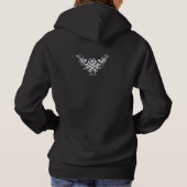 WITTE GRIFFINS EN STROMEN MET RODE RUBY GEM HOODIE (Achterkant)