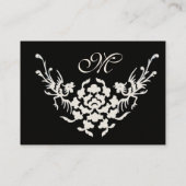 WITTE GRIFFINS MONOGRAM rood zwart Visitekaartje (Achterkant)