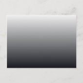 Witte grijs en zwarte vervagen briefkaart (Voorkant)