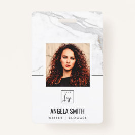 WITTE GRIJSMARBARE TEXTUURBARCODE  BADGE