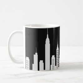 Witte grijze kraanvogel koffiemok