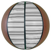 Witte grijze strepen basketbal (Verticaal)