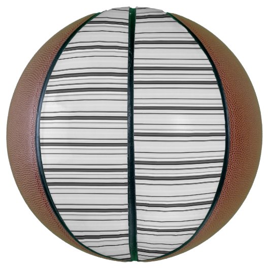 Witte grijze strepen basketbal (Verticaal)
