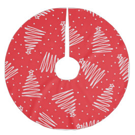 Witte grillige kerstboom kerstboom rok