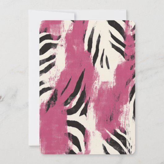 Witte Groene Bloemen Huwelijksuitnodiging Kaart (Achterkant)