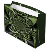Witte Groene Bos Mini Bollen Groot Cadeauzakje (Achterkant Gekanteld)